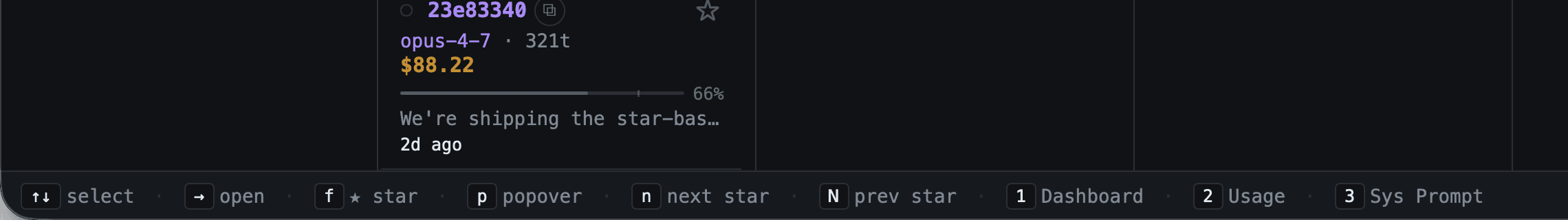 Keyboard-first navigation